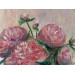 Oil painting peonies in a vase, oil on canvas, flowers in a vase, painting available