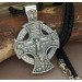 Orthodox pectoral cross with gilding, pendant, cross, handmade pendant, orthodox jewelry