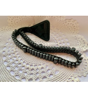 Prayer Rope Lestovka , Rosary Lestovka black handmade from genuine leather. Made to order
