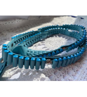 Prayer Rope Lestovka , Rosary Lestovka blue handmade from genuine leather. Made to order