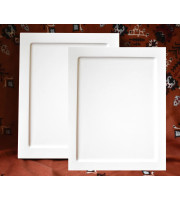 Set 2 pcs wooden icon boards with gesso levkas with recesses gessoed icon boards for painting 