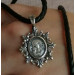  Christian pendant , Orthodox body icon of the Mother of God Tenderness, handmade silver , Orthodox medallion pendant Eleusa