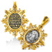  Christian pendant , Orthodox body icon of the Mother of God Tenderness, handmade silver , Orthodox medallion pendant Eleusa